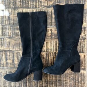 INC International Concepts Black Heeled Boots